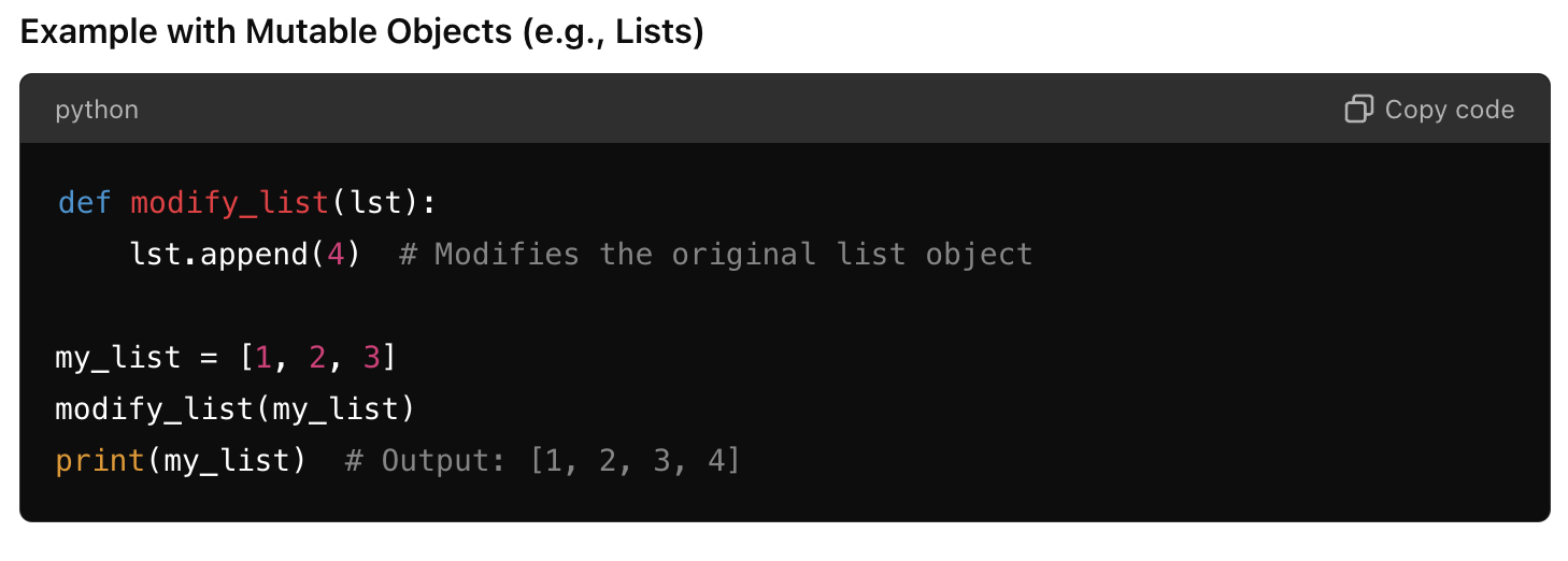 mutable object