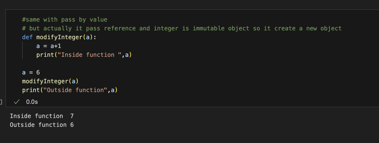 Immutable object